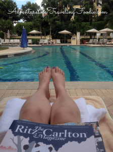 Poolside at The Ritz Carlton Golf Resort, in Naples, Florida