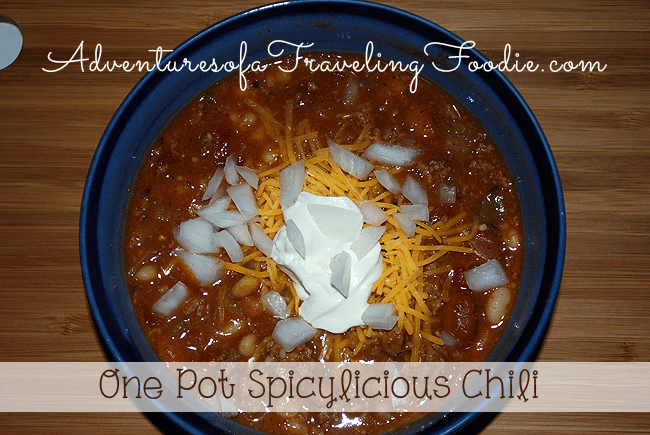 One Pot Spicylicious Chili Recipe #chili #recipe